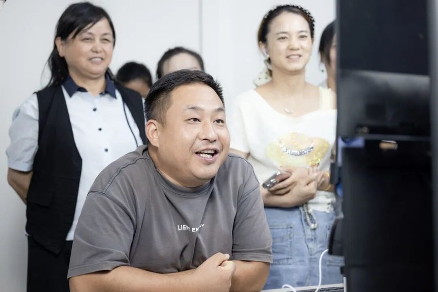 肥东皖货新农播电商班实训现场